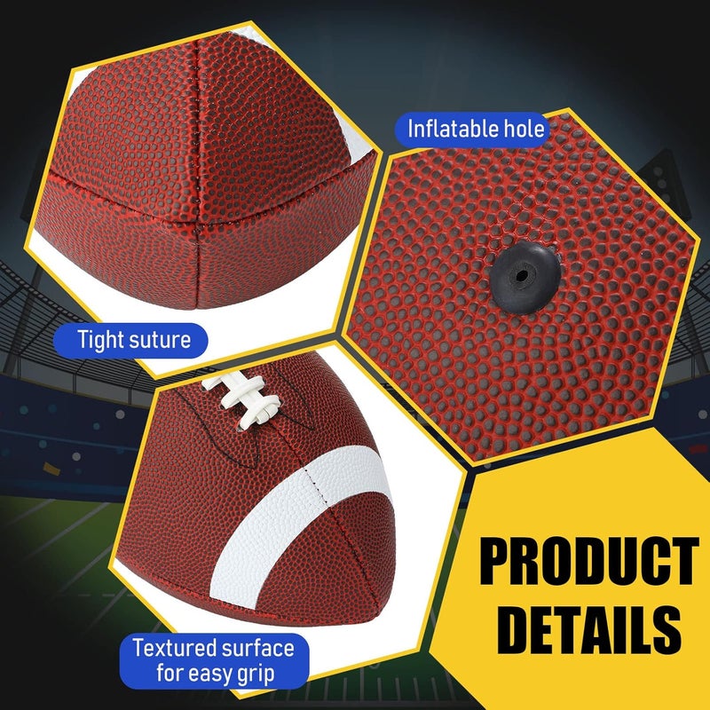 Jerify 4 Pcs Sport Balls Set Official Size Athletic Balls Include Soccer, Football, Basketball, Volleyball for Indoor Outdoor Game Youth Adult Operation Christmas Ball Gifts - Image 3